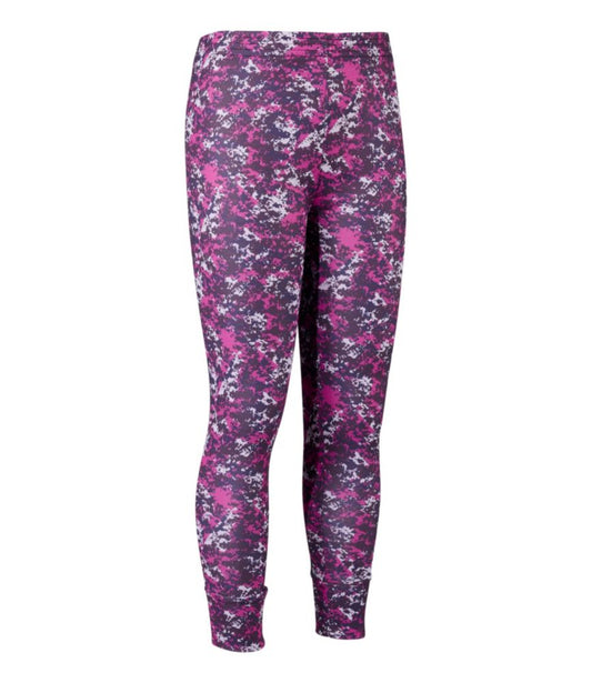 Kids' Wicked Warm Midweight Long Underwear, Pants Print - US 2293