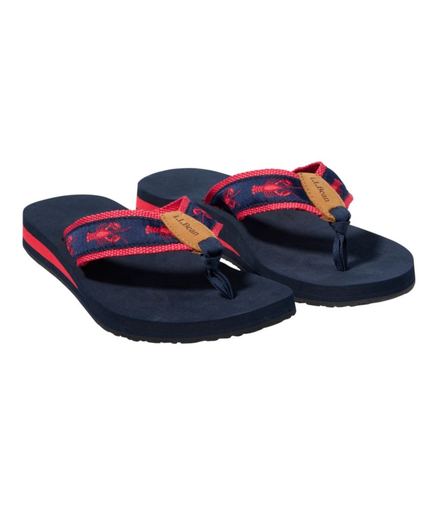 Women's Original Maine Isle Flip-Flops, Motif - US 9168