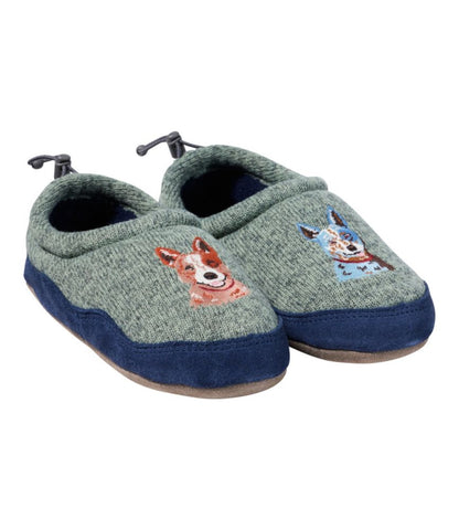 Kids' Sweater Fleece Slippers, Motif - US 5182
