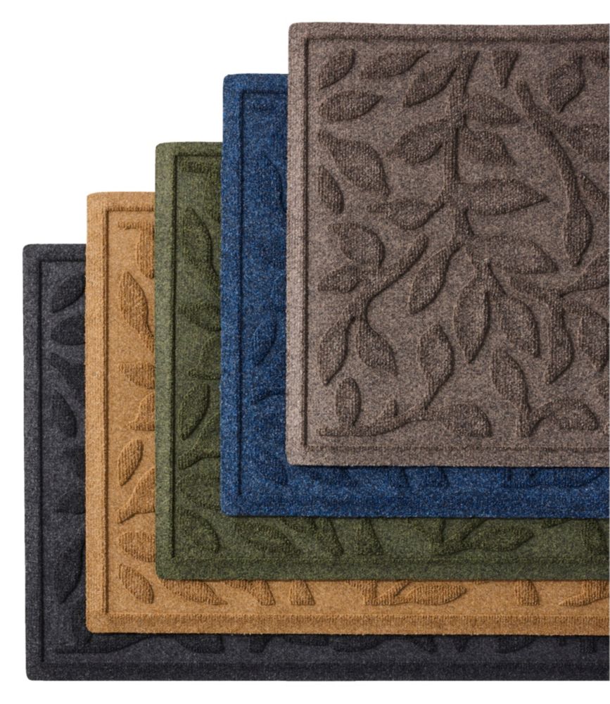 Heavyweight Recycled Waterhog Mat Runner, Woodland Leaf - US 2388